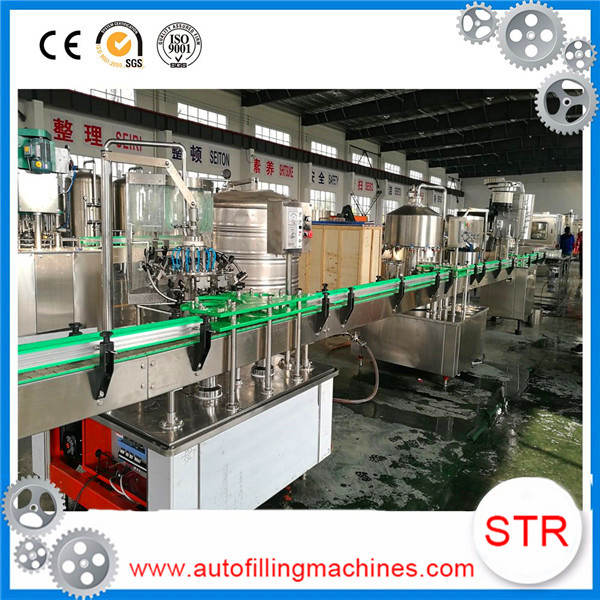 CGF8-8-3 bottle filling capping and labeling machine in Chile